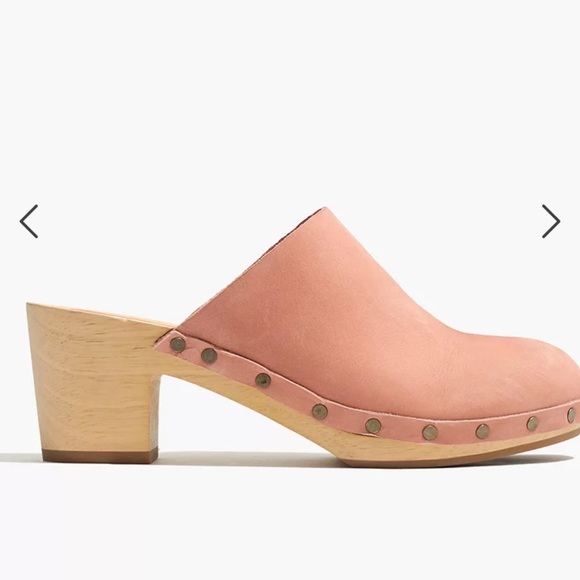Madewell Rae leather tan clogs size 6 1/2 - Picture 1 of 10